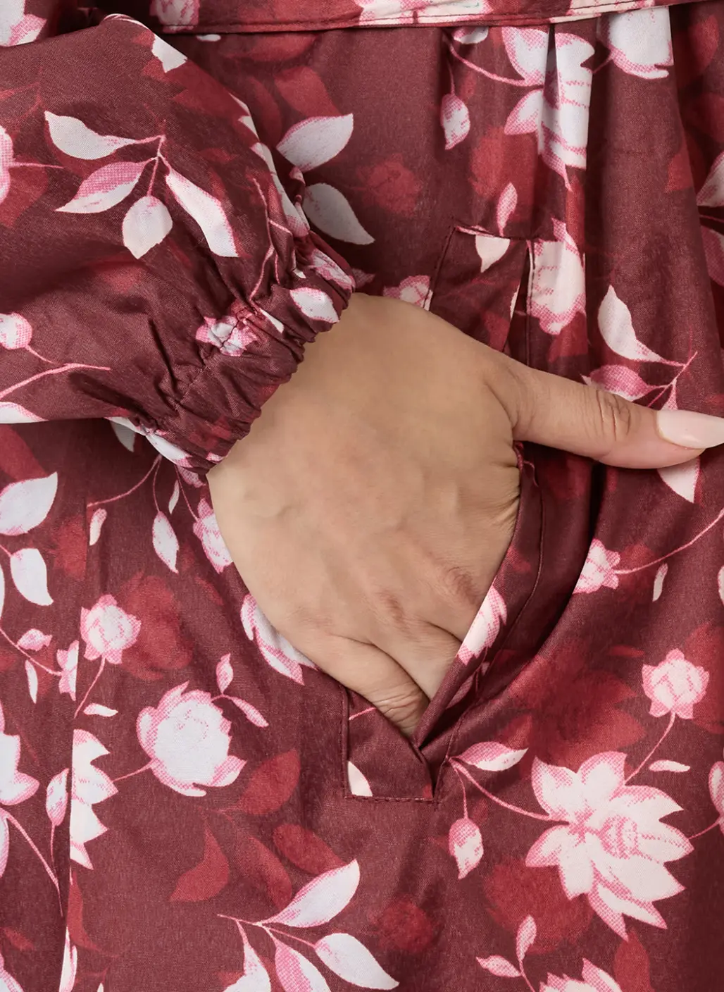 Brown Printed